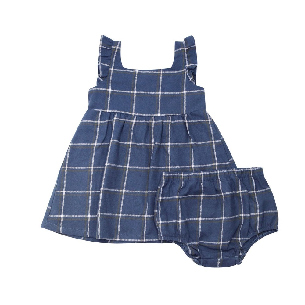 Sammy + Nat PIPPA Jumper in Navy Plaid Flannel